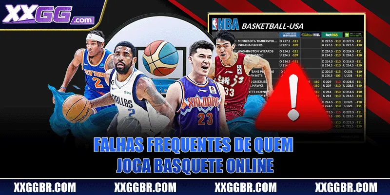 Falhas frequentes de quem joga basquete online