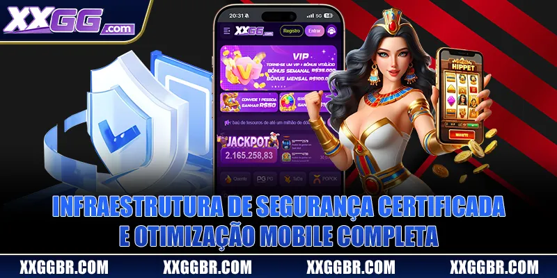 Infraestrutura de segurança certificada e otimização mobile completa
